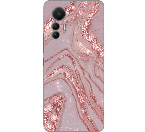 MARBLE PINK Silicone case Θήκη για Xiaomi 12 Lite 5G