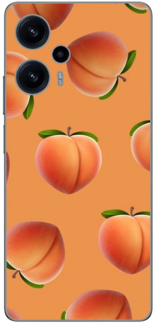 SUMMER PEACH Silicone case Θήκη για xiaomi Poco F5