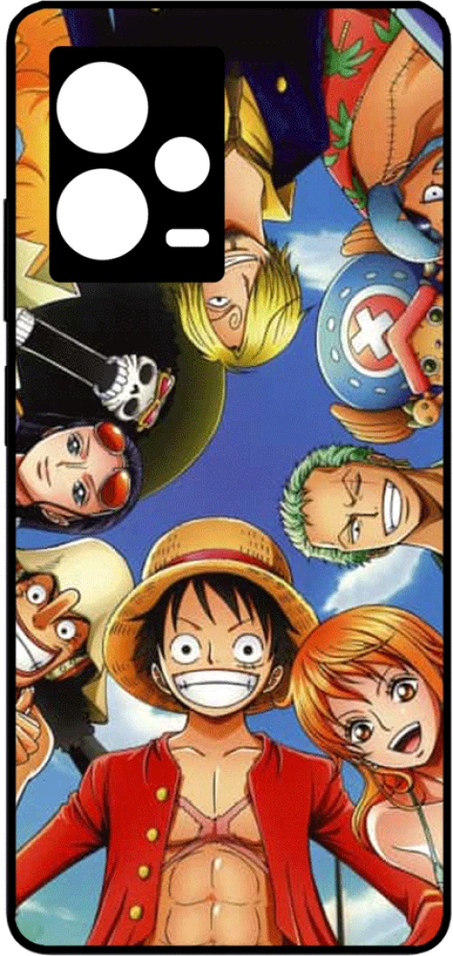 MONKEY D.LUFFY Premium Protective Hard Case black Θήκη για Xiaomi Redmi Note 12 Pro 5G