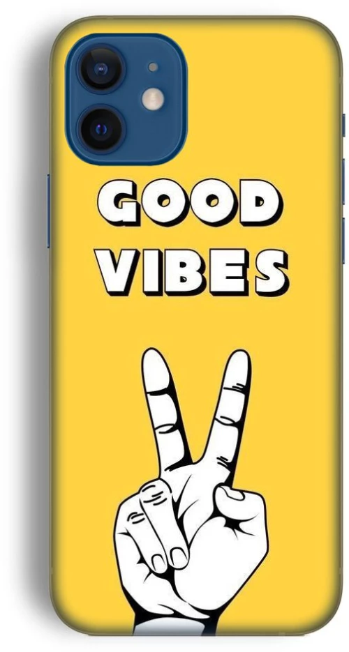 YELLOW GOOD VIBES Silicone Case Θήκη για Iphone 11