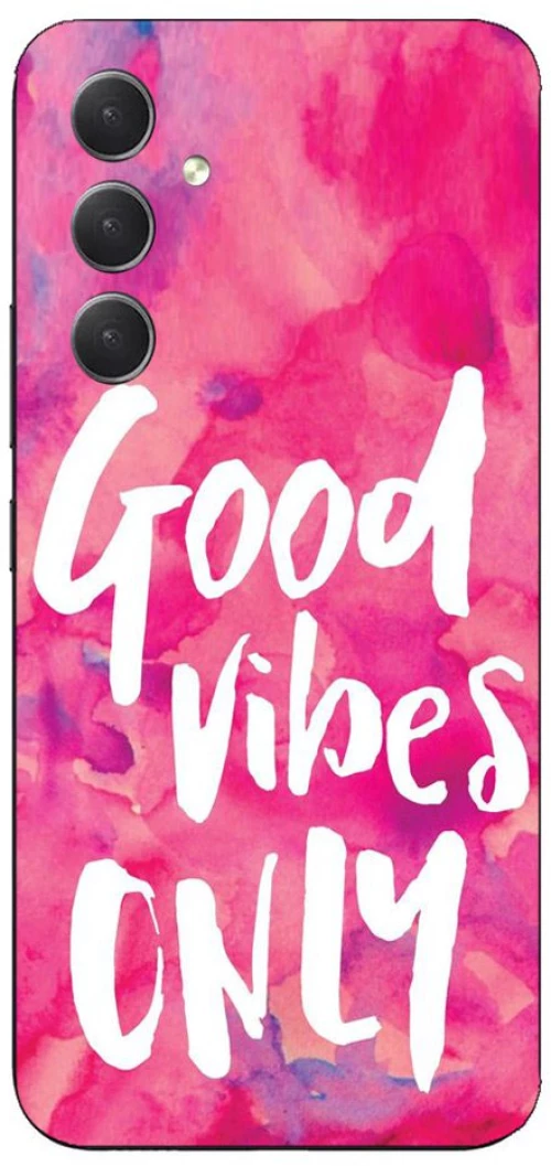 PINK GOOD VIBES Silicone case Θήκη για Samsung Galaxy A13 5G/ A04S