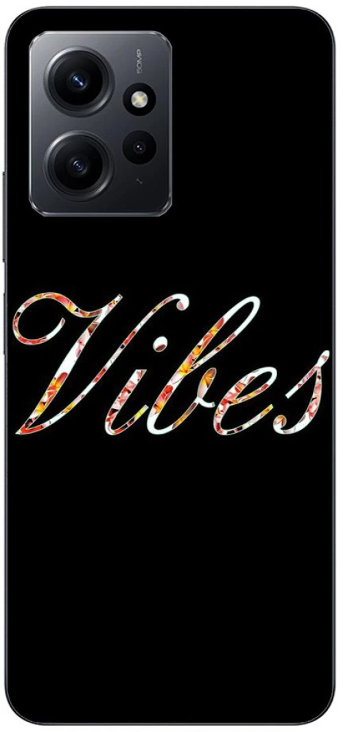 BLACK VIBES Silicone Case θήκη για Xiaomi Redmi note 12 4g