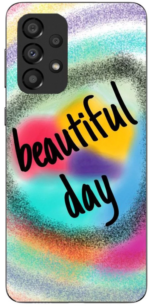 BEAUTIFUL DAY Silicone case Θήκη για Samsung Galaxy A53 5G