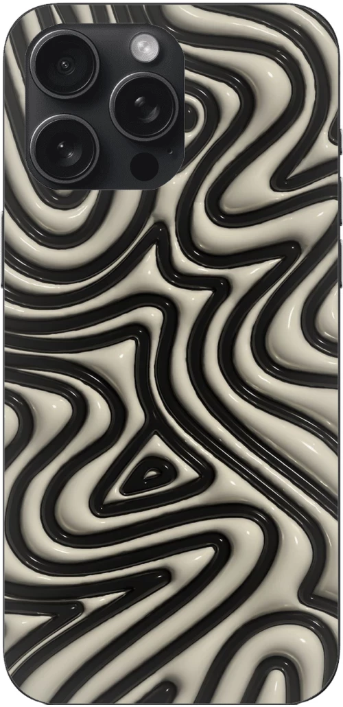 Black Lines Case Θήκη για iPhone 15 Pro Max