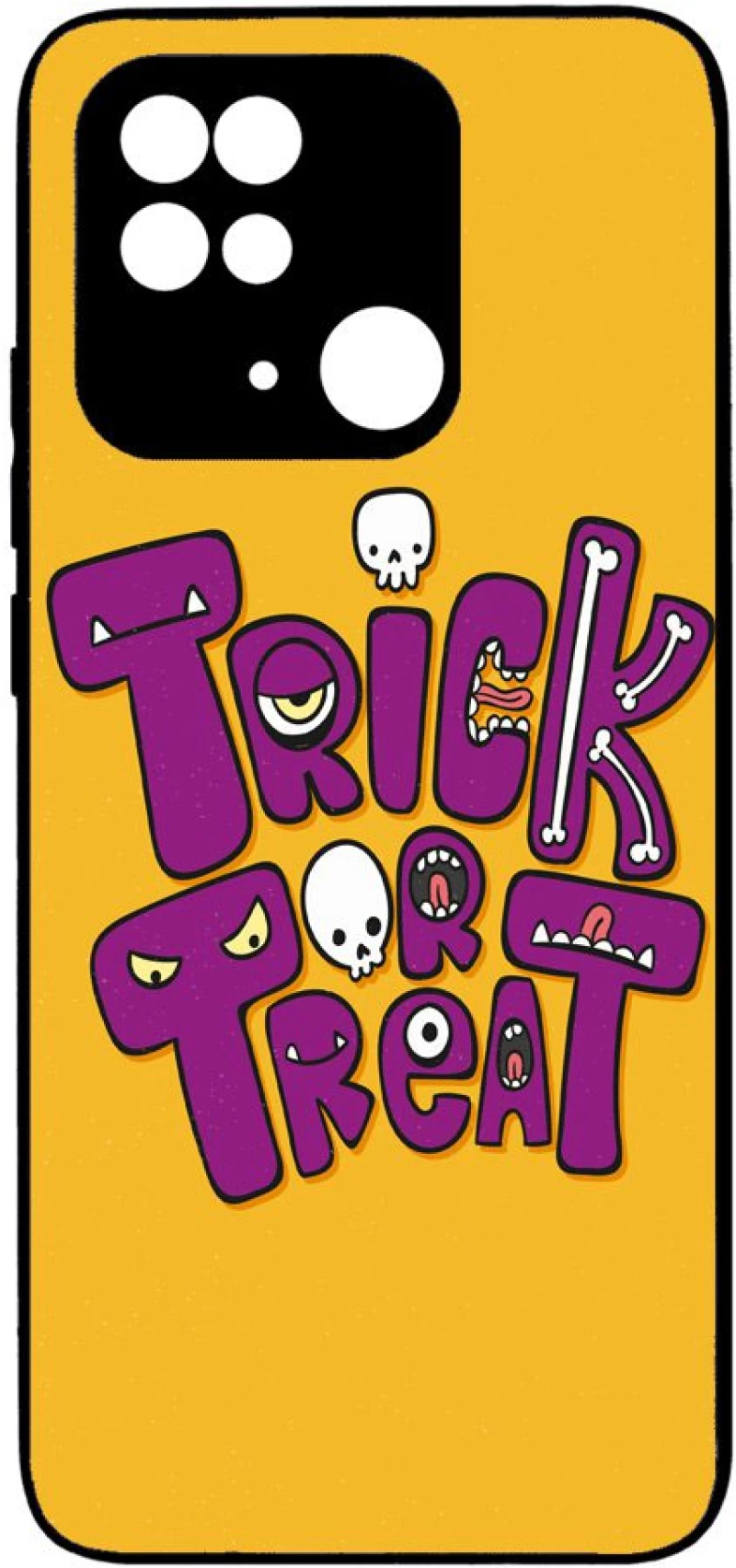 TRICK OR TREAT Premium Protective Hard Case black Θήκη για Xiaomi Redmi 10C