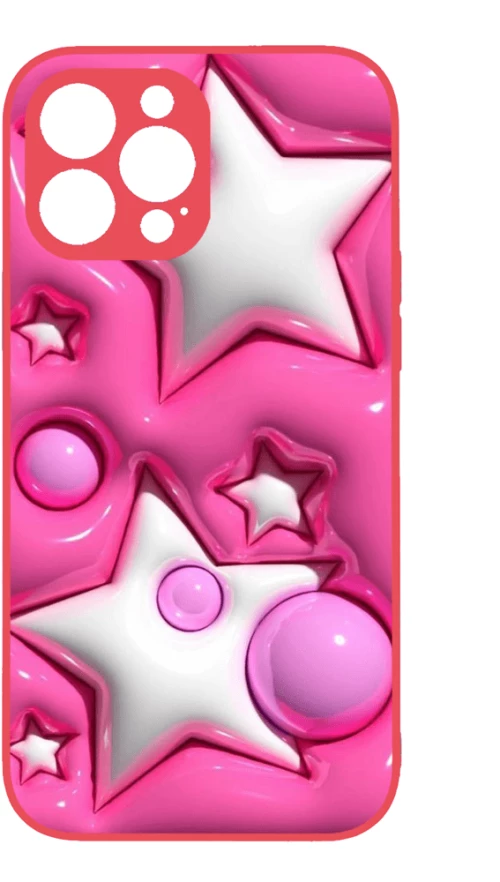 STARS Premium Protective Hard Case hot pink Θήκη για Iphone 12 Pro