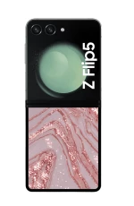 PREMIUM PROTECTIVE HARD CASE marble pink Θήκη για SAMSUNG GALAXY Z FLIP 5 black
