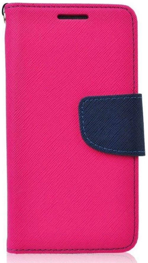Fancy Book case Θήκη για Huawei P10 pink-navy