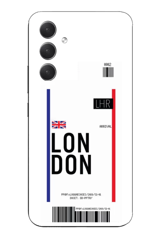 Travel To London Silicone Διαφανη θήκη για Samsung Galaxy A15