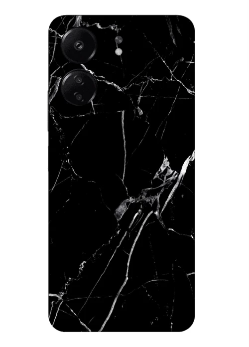 Marble Black Silicone Case θήκη για Xiaomi 13T 5G / 13T Pro 5G
