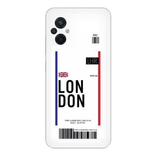Travel To London Silicone Διαφανη θήκη για Xiaomi Poco M5