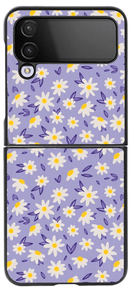 Premium Protective Hard Case Flowers Θήκη για Samsung Galaxy Z FLIP 4 Black