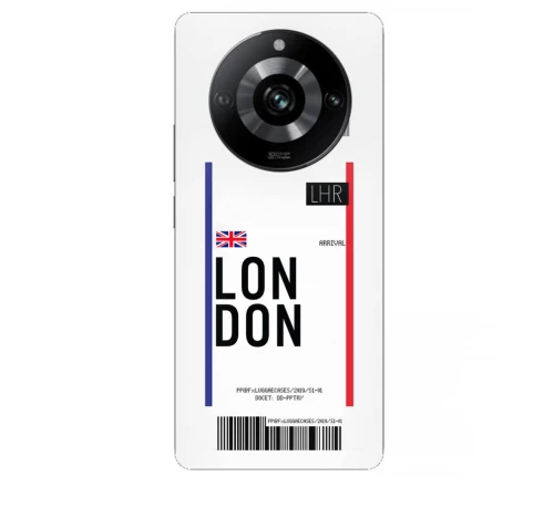 Travel To London Custom Glossy Silicone Διαφανη θήκη για Realme 11 Pro 5G/11 Pro Plus 5G