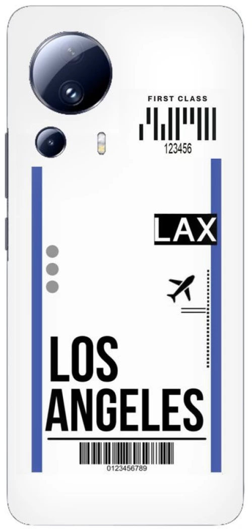 Travel To Los Angeles Silicone Διαφανη θήκη για Xiaomi 13 Lite 5G