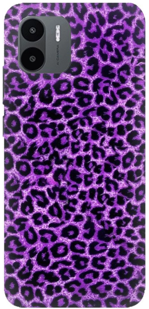 Purple Leopard Silicone case for Xiaomi Redmi A2