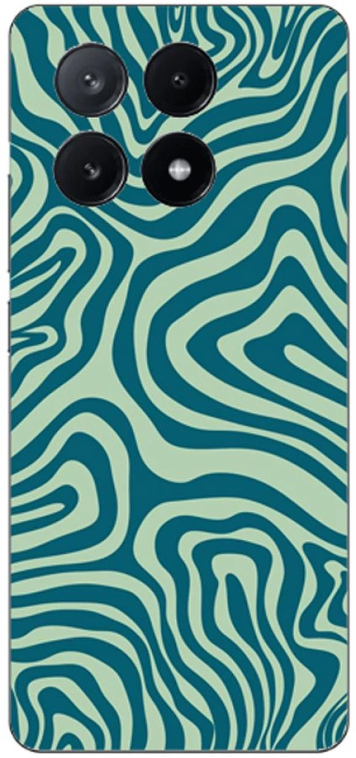 GREEN LINES Silicone Case Θήκη για Xiaomi Poco X6 Pro