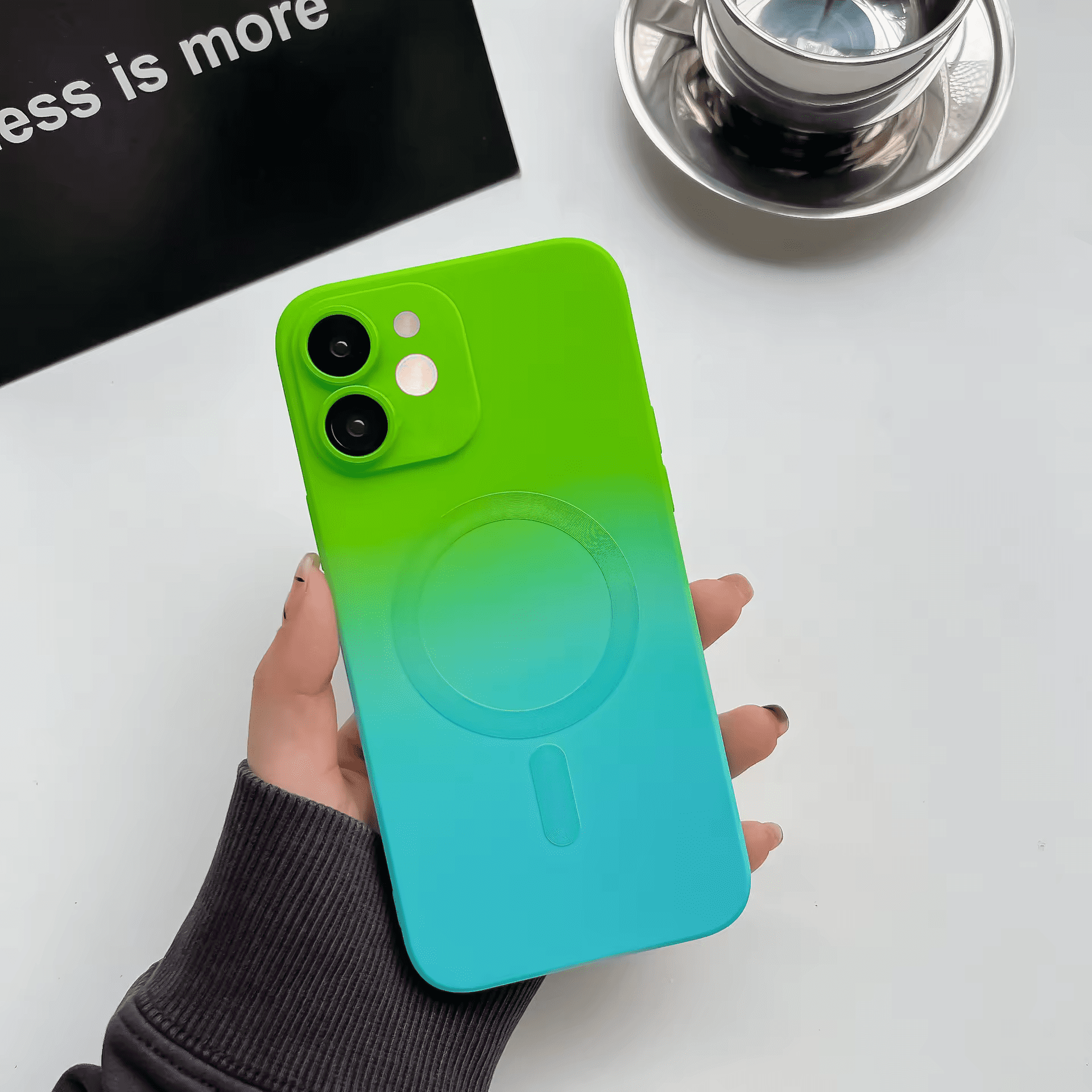 Gradient Matte Case With Magsafe Θήκη για iPhone 11 με Προστασία στις Κάμερες