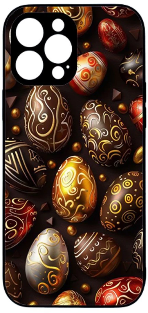 Shiny Eggs Premium Protective Hard Case black Θήκη για iPhone 15 pro max