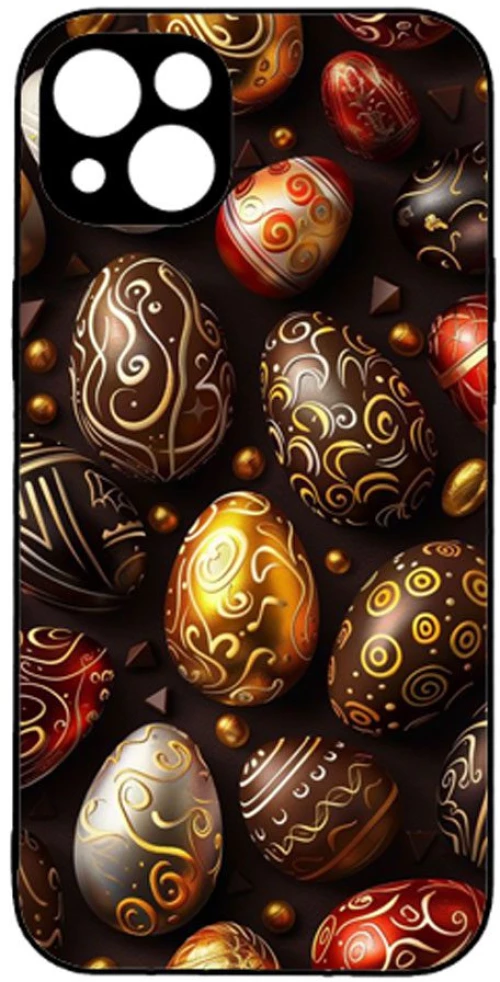 Shiny Eggs Premium Protective Hard Case black Θήκη για Iphone 13