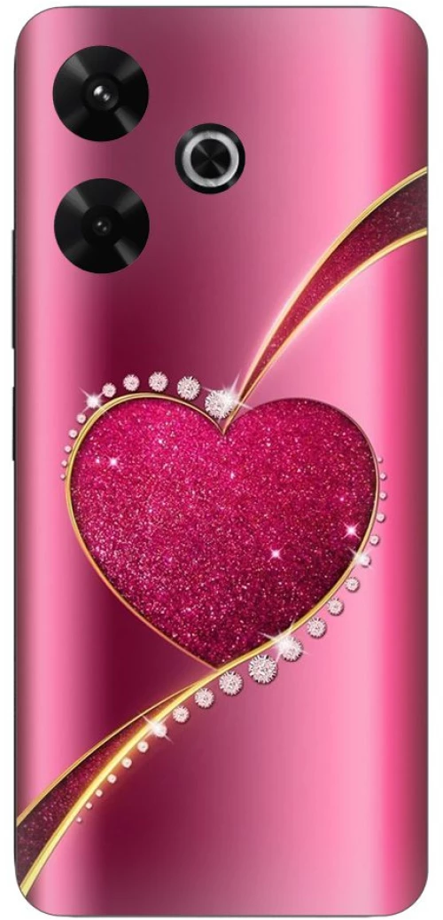 Shining Heart Silicone Case θήκη για Xiaomi Redmi 13 4G