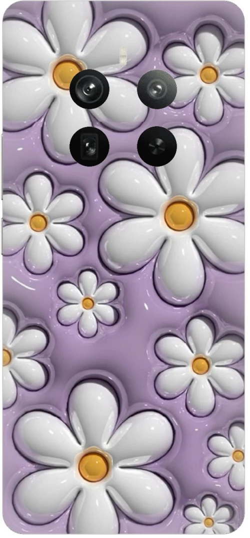 Flowers in Purple Case θήκη για Realme 12 Pro+ 5G
