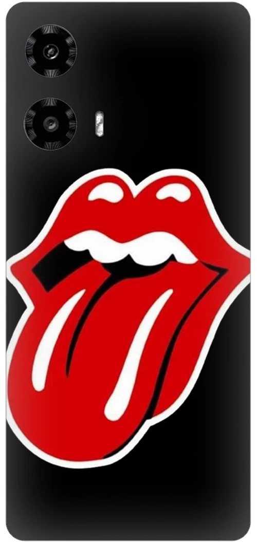 Red Tongue Silicone Case θήκη για Motorola Moto G34 5G