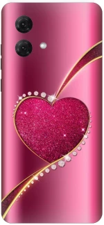 Shining Heart Silicone Case θήκη για Motorola Moto G84 5G