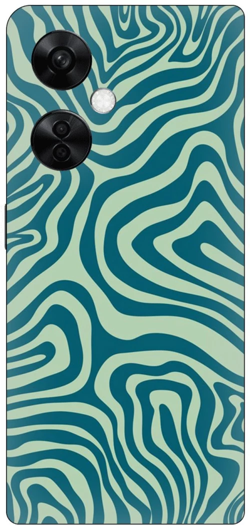 Green Lines Silicone Case θήκη για OnePlus Nord CE 3 Lite 5G