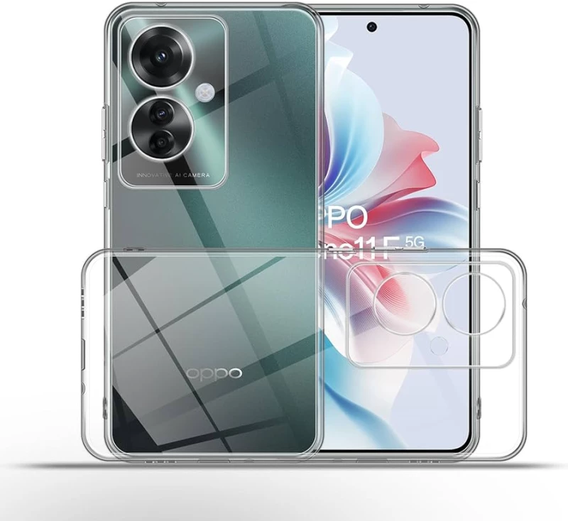 CLEAR silicone case 1,5mm Θήκη για OPPO Reno11 F 5G transparent