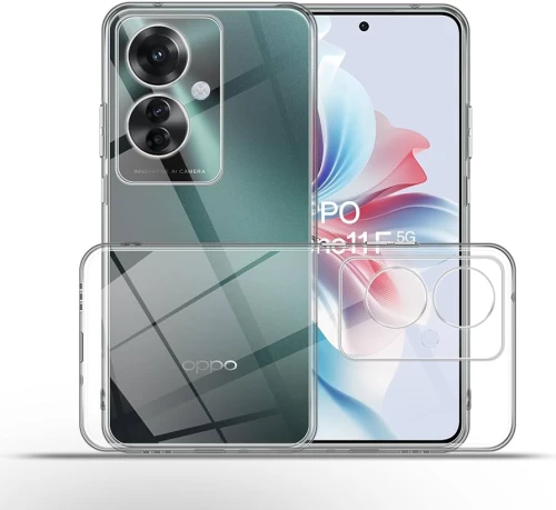 CLEAR silicone case 1,5mm Θήκη για OPPO Reno11 F 5G transparent