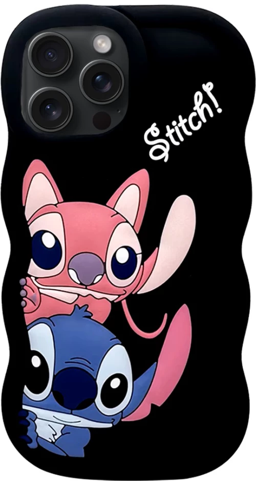 3D SOFT SHOCKPROOF Phone Case Ohana θήκη για iPhone 16 Pro black