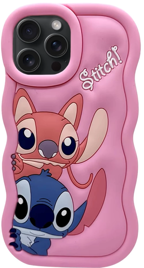 3D SOFT SHOCKPROOF Phone Case Ohana θήκη για iPhone 12 Pro Max pink