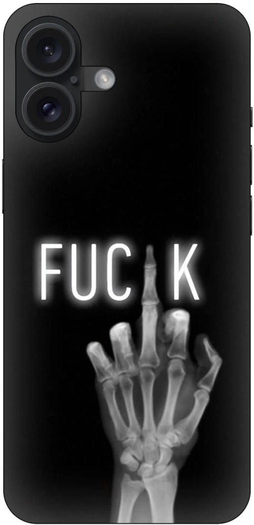 Middle Finger Θήκη για iPhone 16 Plus