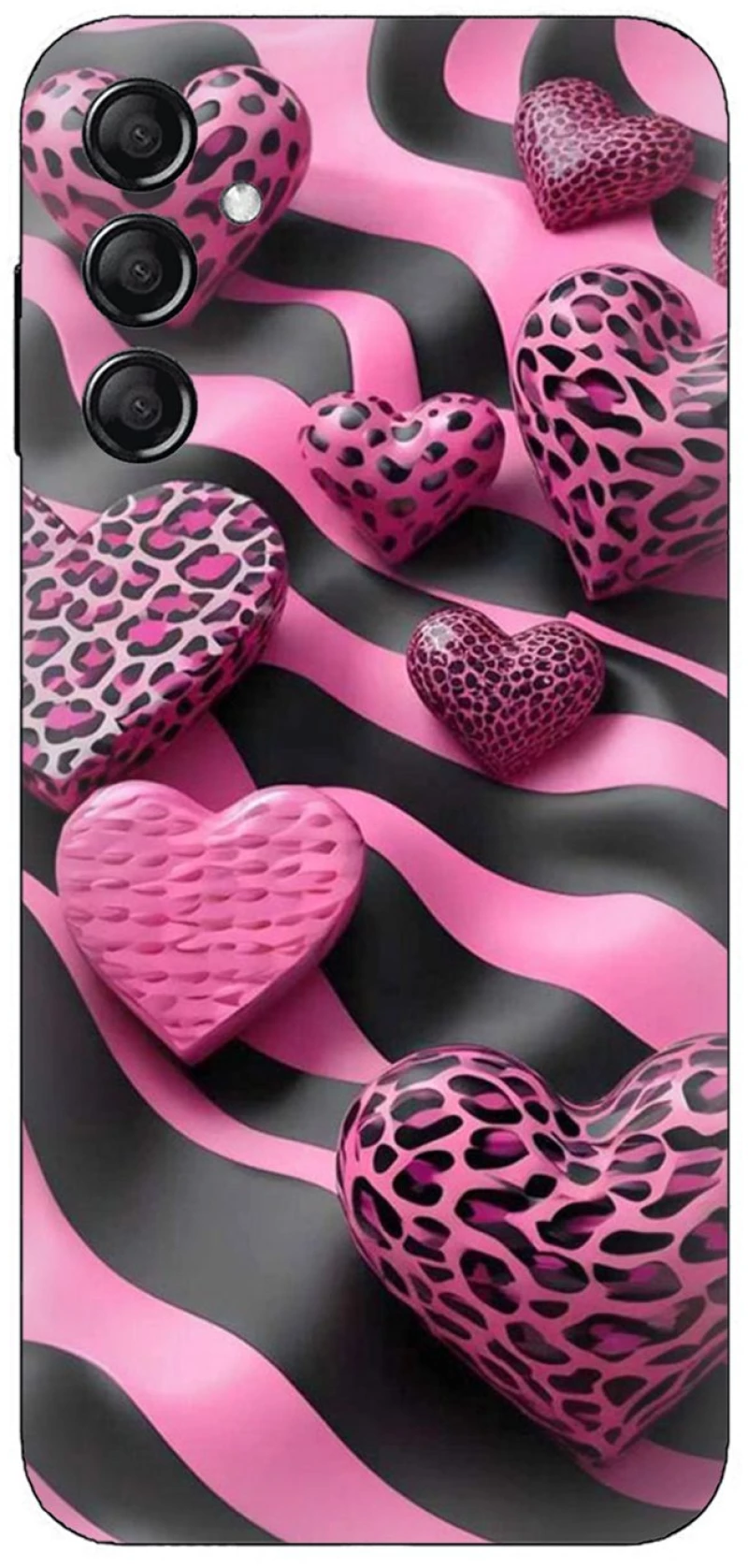 Leopard Hearts Case θήκη για Samsung Galaxy S24 5G