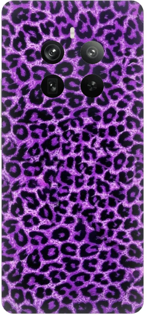 Animal Print Leopard Purple Case θήκη για Realme 12 Pro 5G