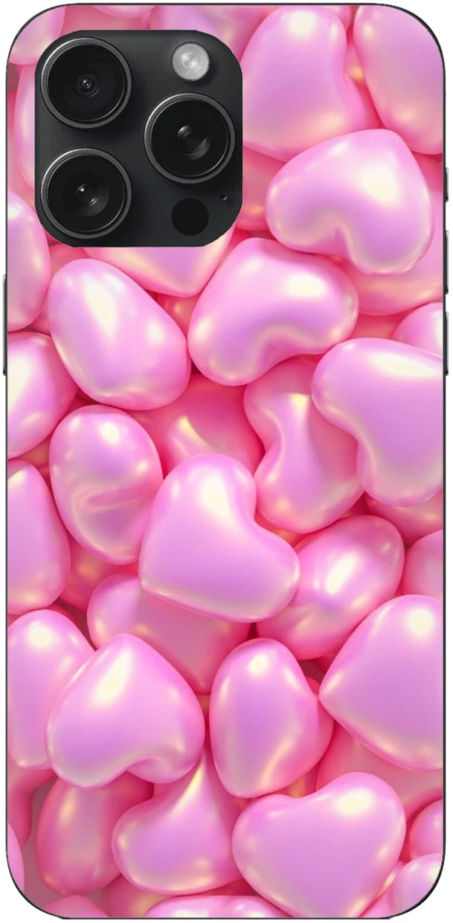 Pink Hearts Θήκη για iPhone 13 Pro Max