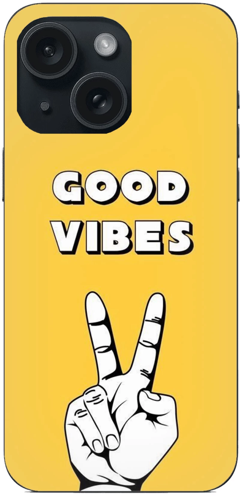 GOOD VIBES Yellow Case Θήκη για iPhone 15 Plus
