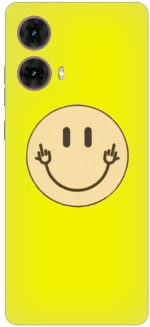 Smile Face Silicone Case Θήκη για Motorola Moto G85 5G