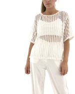 KENDALL n KYLIE TOP WOMEN KENDALL & KYLIE ΛΕΥΚΟ (KCSP17157TK)