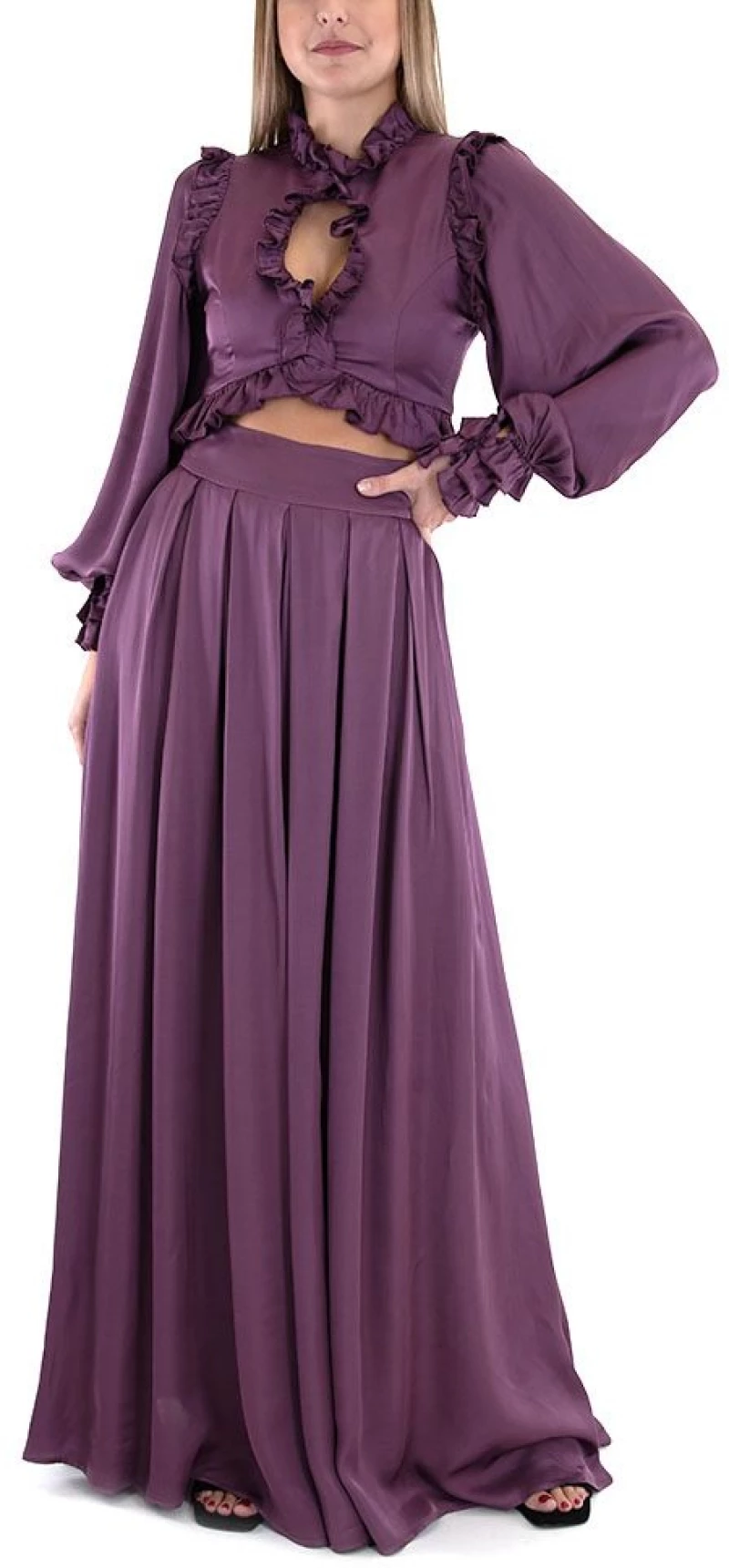LACE PANTS WOMEN LACE ΜΩΒ (M-4266)