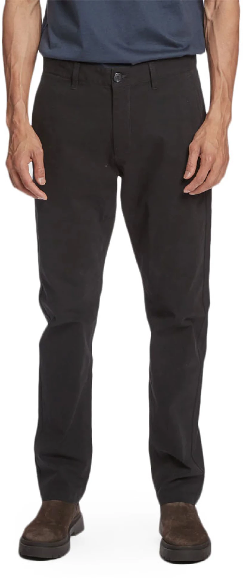GABBA VENZA REGULAR FIT CHINO PANTS MEN GABBA ΜΑΥΡΟ (10567-9999)