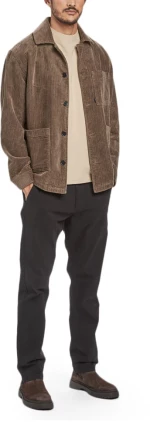 GABBA VENZA REGULAR FIT CHINO PANTS MEN GABBA ΜΑΥΡΟ (10567-9999)