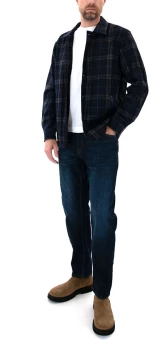 GABBA REBEL BLAUT OVERSHIRT MEN GABBA ΓΚΡΙ- ΜΠΛΕ (10747-0009)