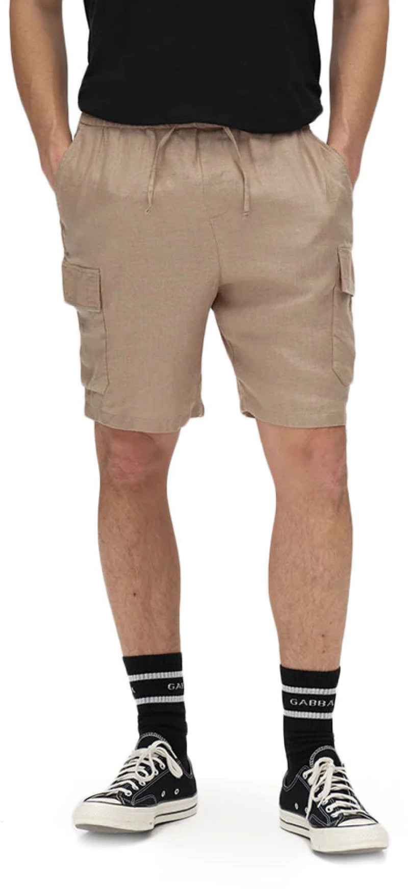 GABBA AZORE LINEN CARGO SHORTS MEN GABBA ΜΠΕΖ (10929-0797)