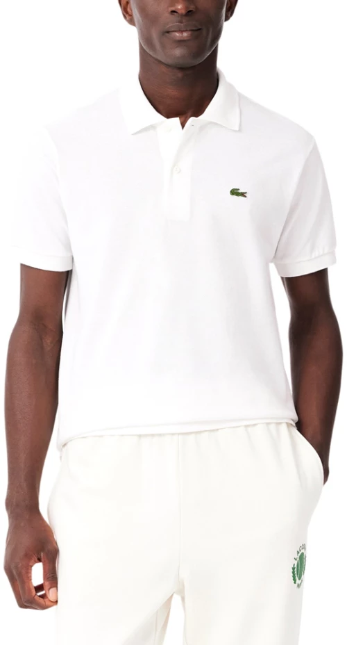 LACOSTE ORIGINAL REGULAR FIT POLO T-SHIRT MEN LACOSTE ΛΕΥΚΟ (L1212-001)
