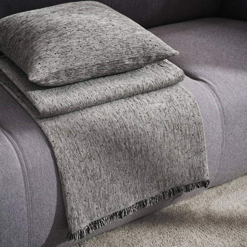 Ριχτάρι Τριθέσιου 180x310cm GOFIS HOME  Yrsa Cloud Grey 141/15