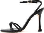 MOURTZI LEATHER HIGH HEEL SANDALS WOMEN MOURTZI ΜΑΥΡΟ (MRTZ-10/1008E20-BLACK-L)