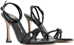 MOURTZI LEATHER HIGH HEEL SANDALS WOMEN MOURTZI ΜΑΥΡΟ (MRTZ-10/1008E20-BLACK-L)