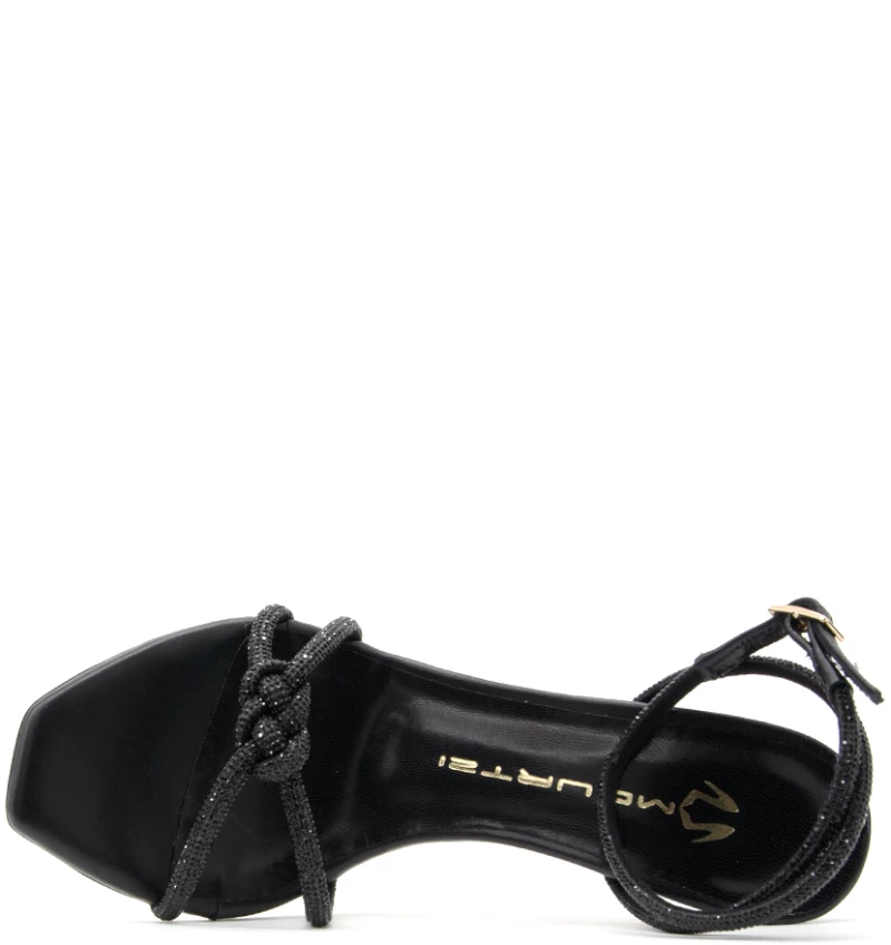 MOURTZI LEATHER HIGH HEEL SANDALS WOMEN MOURTZI ΜΑΥΡΟ (MRTZ-10/1008E20-BLACK-L)