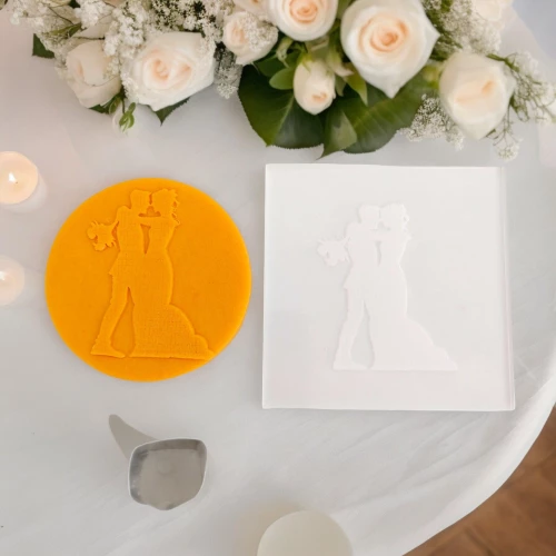 Σφραγίδα Ζαχαρόπαστας Wedding Silhouette 2